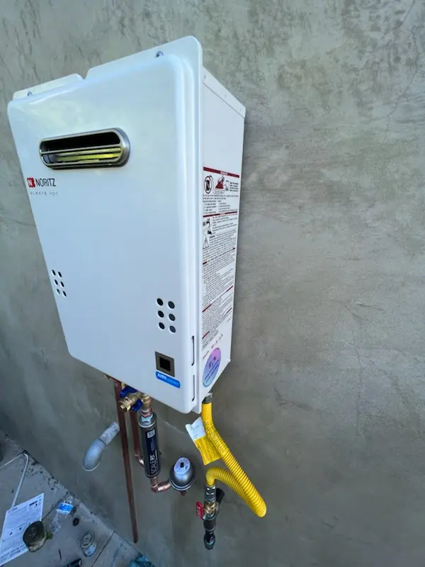 Tankless water heater installation for Thachers Hill homes