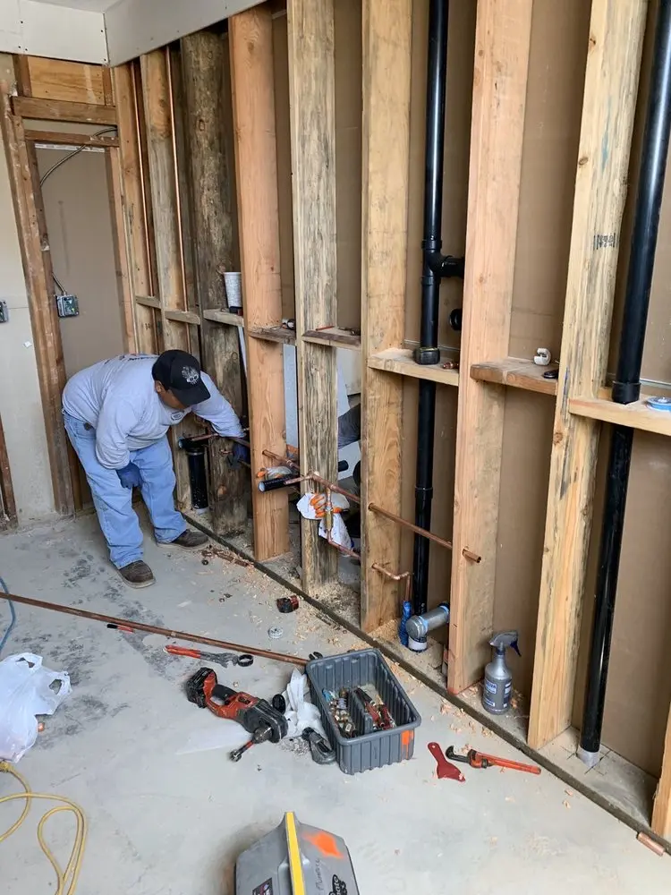Commercial rough-in plumbing for Water Heater Replacement in Thachers Hill